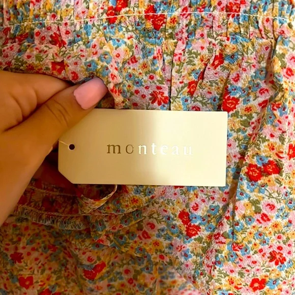 Floral Ruffle Tank - Picture 2 of 2